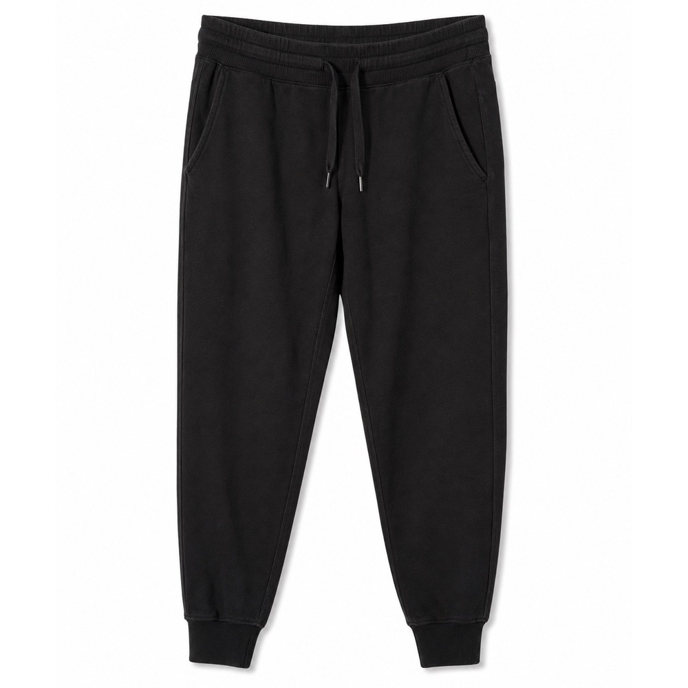 Daily Ritual Women's Black Jogger Sweatpants Size S Drawstring Lounge Athleisure
